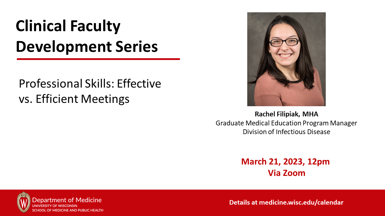  professional skills effective vs efficient meetings department of