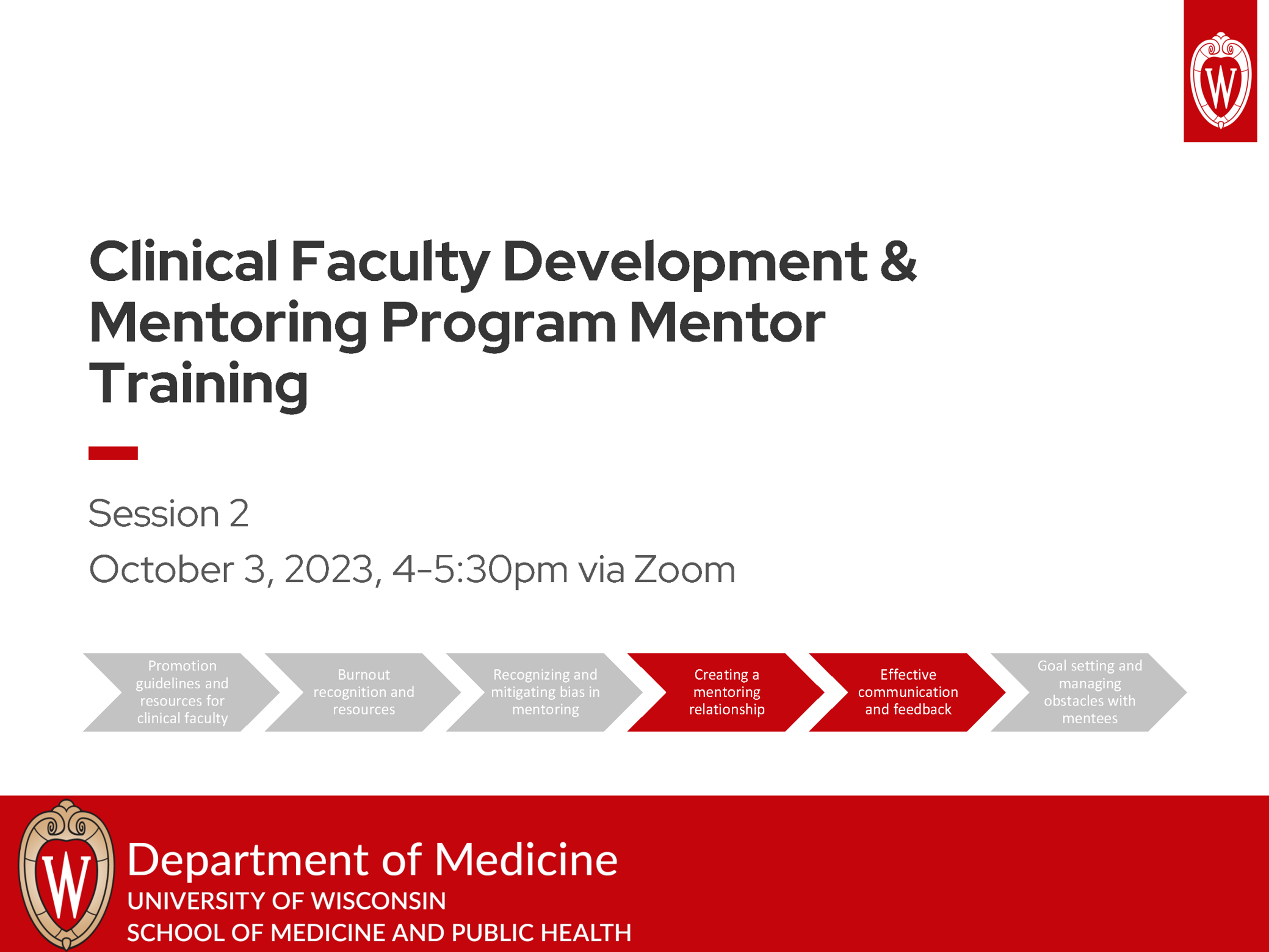 Upcoming Events | Department of Medicine, University of Wisconsin–Madison