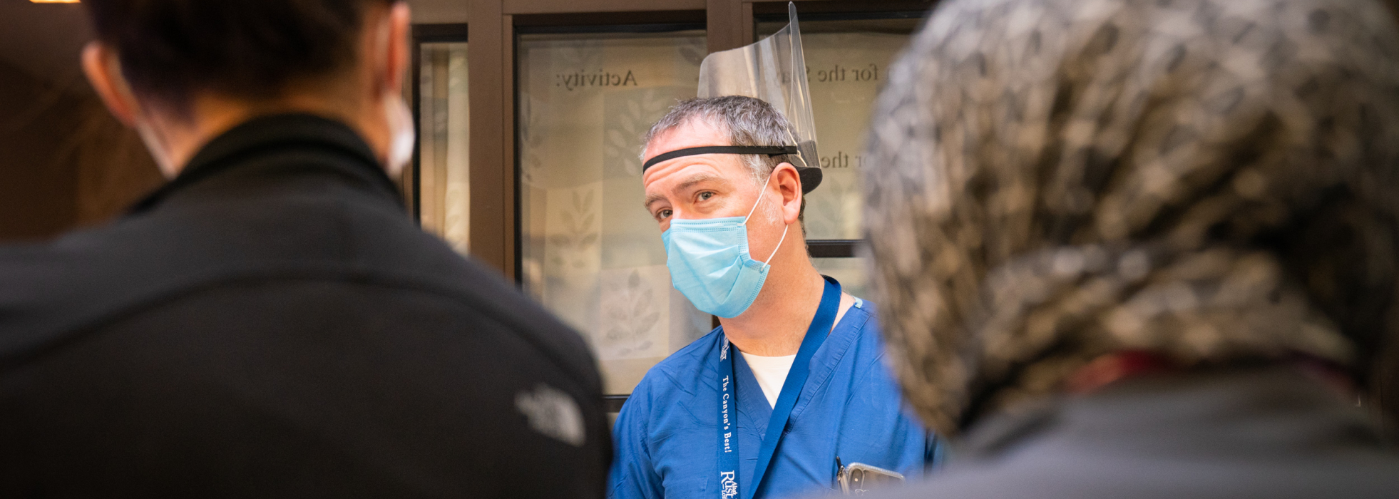 Photo of Dr. Loren Denlinger in the ICU