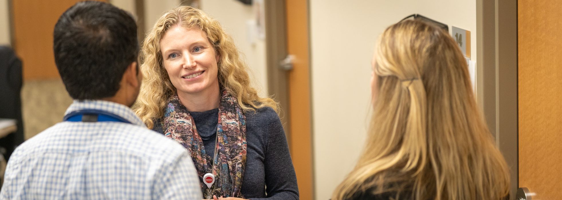 Primary Care Track director Dr. Kelly Lavin in clinic