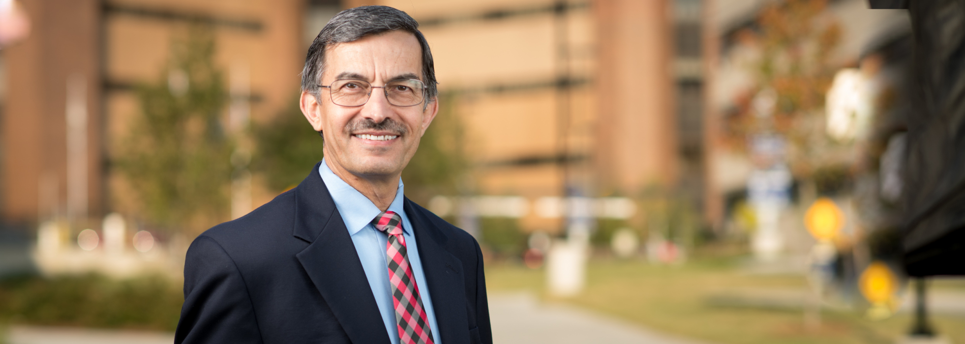 Environmental photo of Nizar Jarjour, MD, outside University Hospital