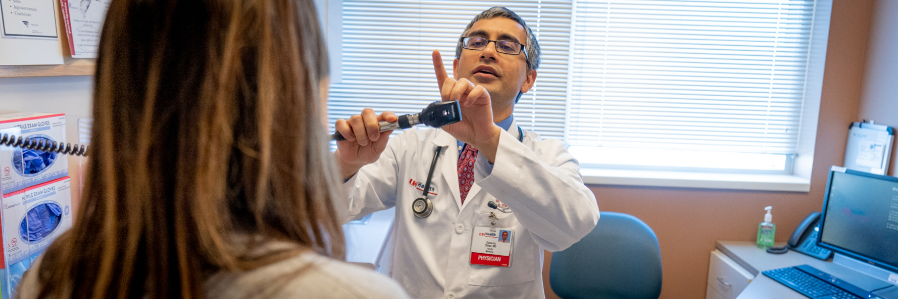 Dr. Subarna Dhital in clinic