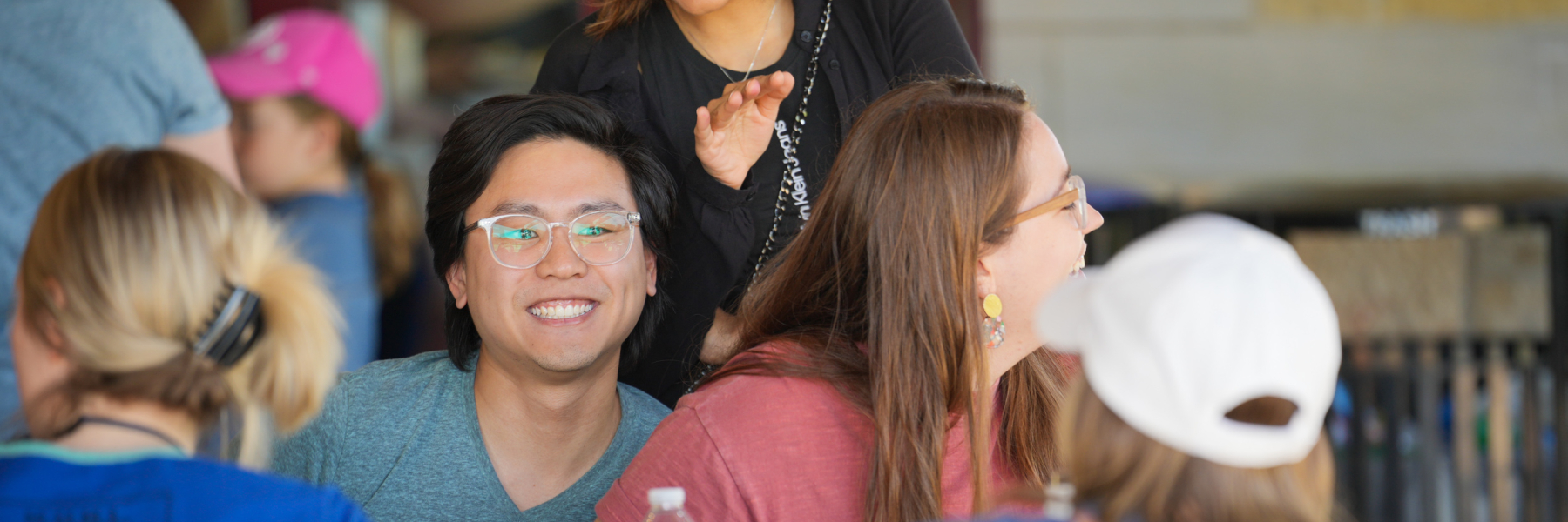 Department of Medicine trainees at their annual summer picnic. Credit: Clint Thayer/Department of Medicine.