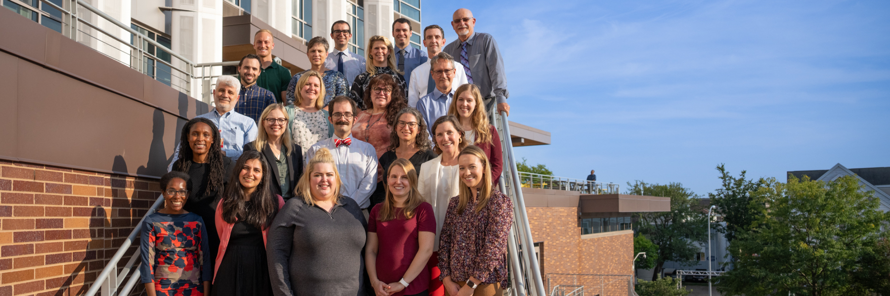 Outdoor photo of Division of Rheumatology faculty and staff 