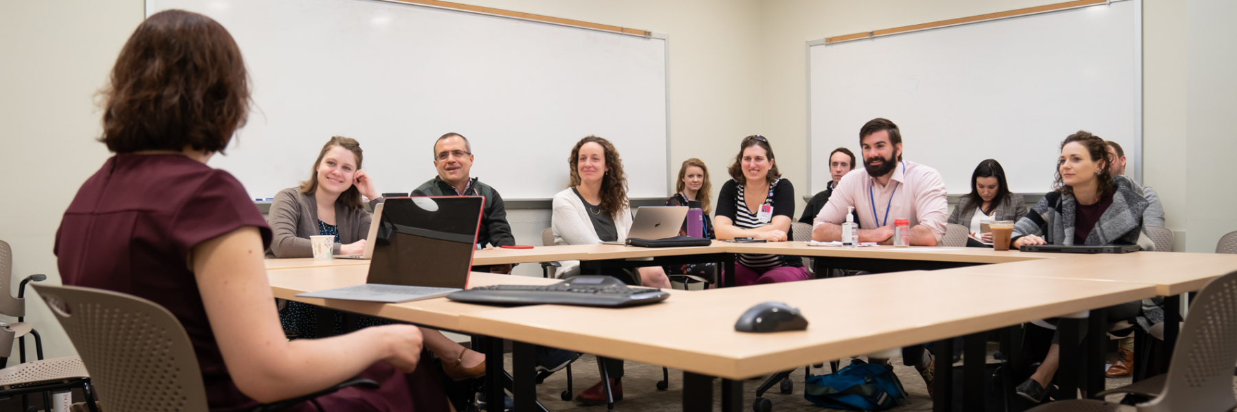 Photo of teaching in the UW Infectious Disease Fellowship