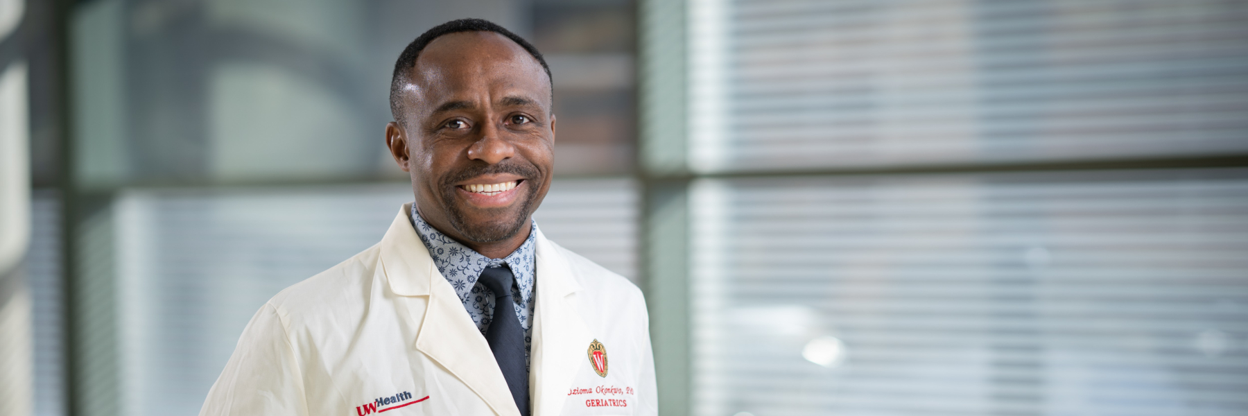 Environmental portrait of Dr. Ozioma Okonkwo