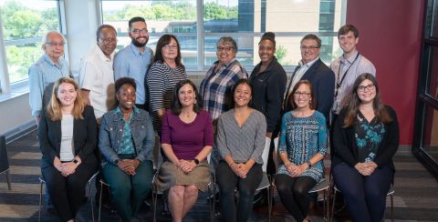 Dr Gleason lab and staff