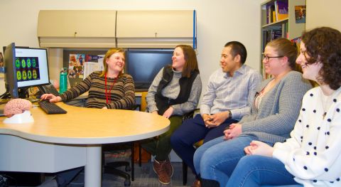 Dr Clark and her lab researchers