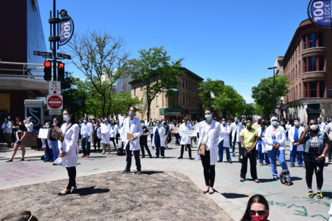 White coats for Black lives