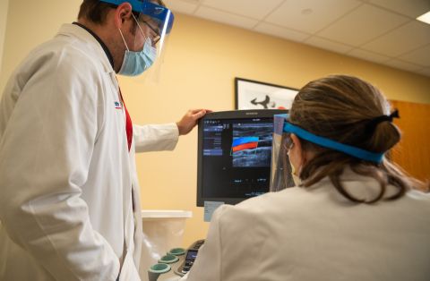 Preventive cardiology physicians in clinic