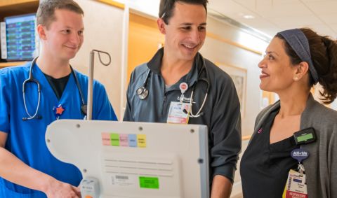 Critical care team at University Hospital