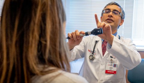 Dr. Subarna Dhital in endocrinology clinic