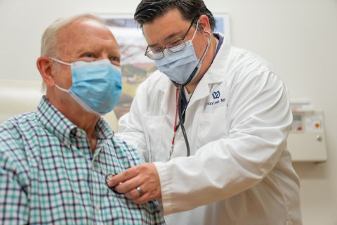 Dr. Brian Lewis in clinic