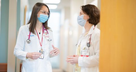 Dr. Elizabeth Chapman and colleague