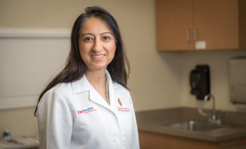 Dr. Nasia Safdar in clinic