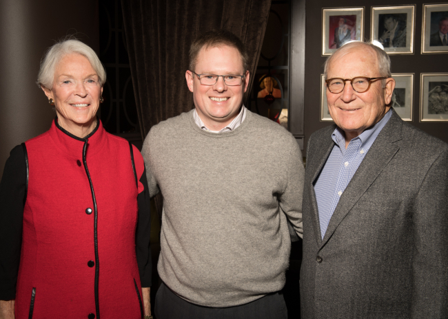 Ellen Johnson, Toby Campbell, MD, and Peter O. Johnson