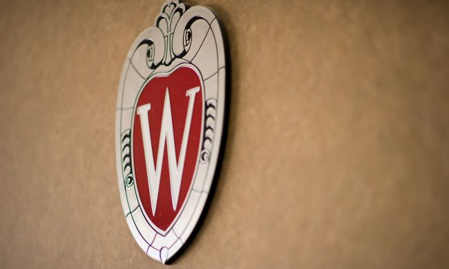 Photo of the University of Wisconsin crest