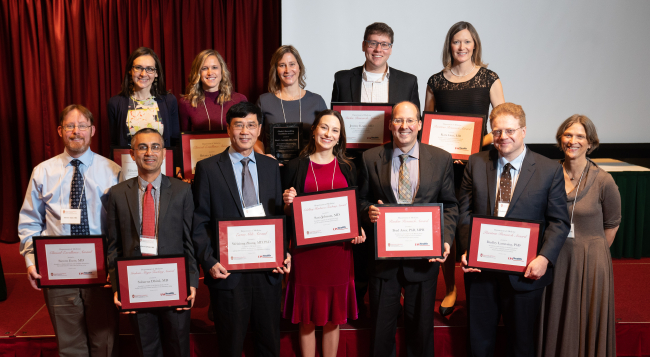 Department of Medicine faculty and staff received awards during a ceremony on October 2, 2019