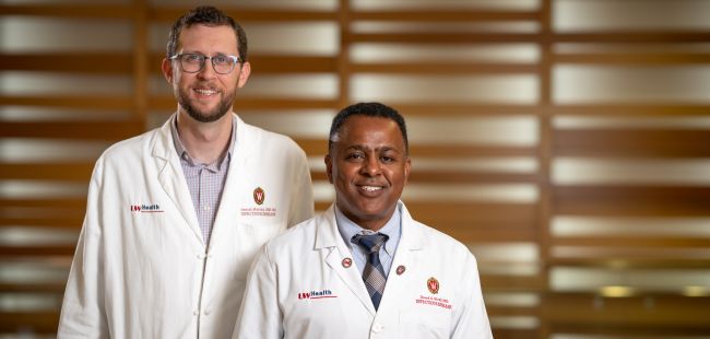 UW Department of Medicine faculty Dawd Siraj, MD, MPH, and Daniel Shirley, MD, MS