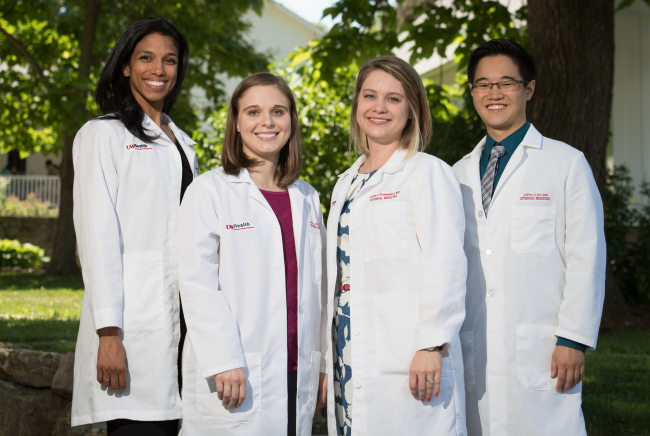 A file photo of the 2016 Department of Medicine chief residents