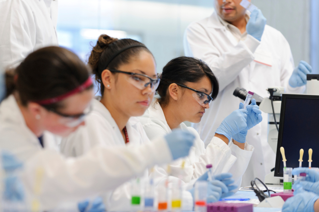 Students from rural Wisconsin schools learn about science