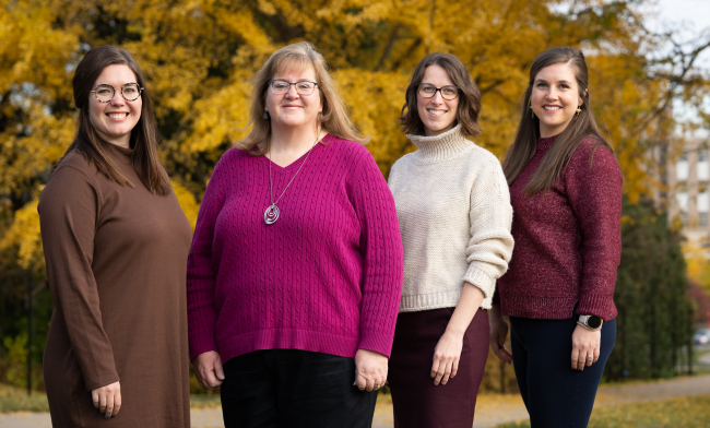 The department's graduate education administrative team