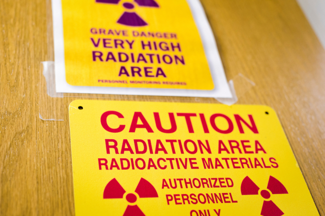 radiation safety signs