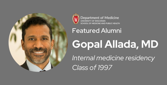 Featured alumni, Gopal Allada