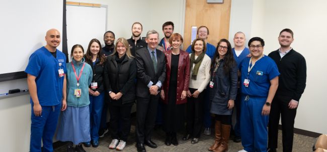 Dr. Michael Lucey and GI/Hep fellows.