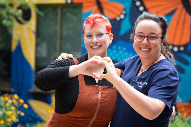 Leah Matteson and Sarah Thordsen