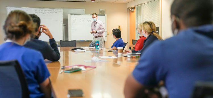 Andy Coyle teaching residents