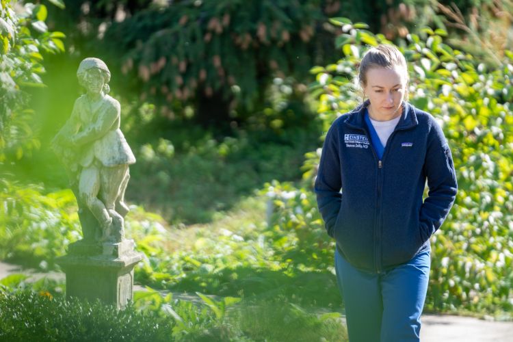 Empathy course activity at Allen Centennial Gardens