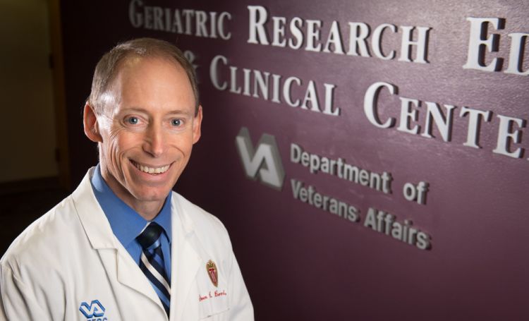Dr. Steve Barczi at the Madison VA GRECC