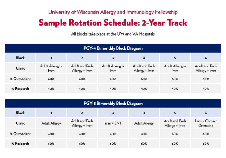 Curriculum of the Allergy and Immunology Fellowship Department of