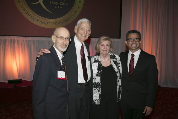 Dr. Dr. Frank Gutmann, Dr. Richard Rieselbach, Nina Rieselbach, and Dr. Arjang (Aji) Djamali