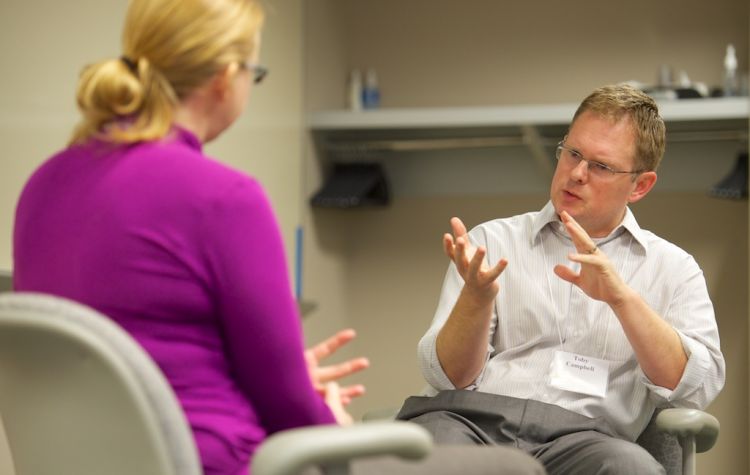 Dr. Toby Campbell in a WeTalk session