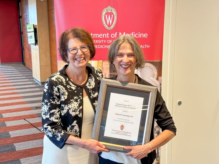 Dr. Lynn Schnapp and Dr. Betsy Trowbridge