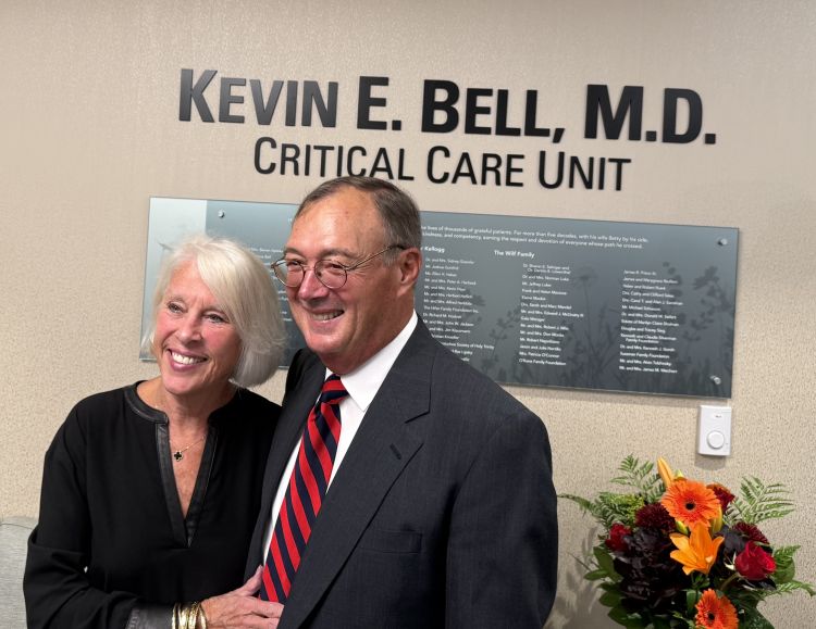Dr. Kevin Bell and his wife
