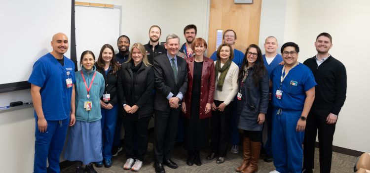 Dr. Michael Lucey and GI/Hep fellows.