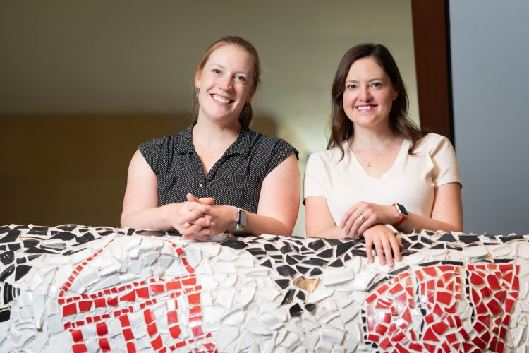 Julie Keating, PhD, scientist I, Infectious Disease, and Laurel Legenza, PhD, PharmD, assistant professor, University of Wisconsin School of Nursing.
