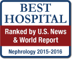 Best Hospital Ranked by U.S. News & World Report Nephrology 2015-16