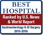 Best Hospital Ranked by U.S. News & World Report Gastroenterology & GI Surgery 2015-2016
