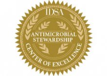 ISDA Antimicrobial Stewardship Center of Excellence badge