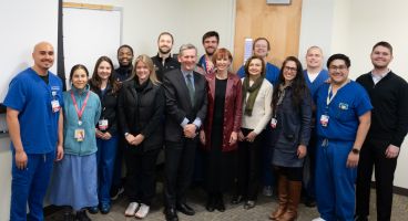 Dr. Michael Lucey and GI/Hep fellows.