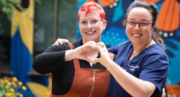 Leah Matteson and Sarah Thordsen