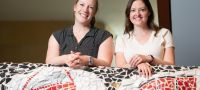 Julie Keating, PhD, scientist I, Infectious Disease, and Laurel Legenza, PhD, PharmD, assistant professor, University of Wisconsin School of Nursing.