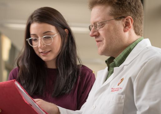 Nicole Cummings and Dr. Dudley Lamming