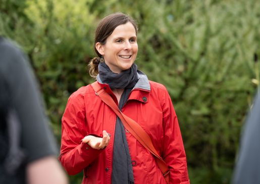 Dr. Mariah Quinn leads a 2018 internal medicine residency empathy course