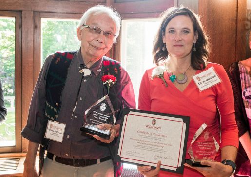 Wesley Martin, Jr and Dr. Carey Gleason