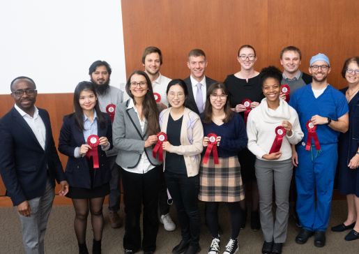 Photo of the 2022 Research Day poster award winners.